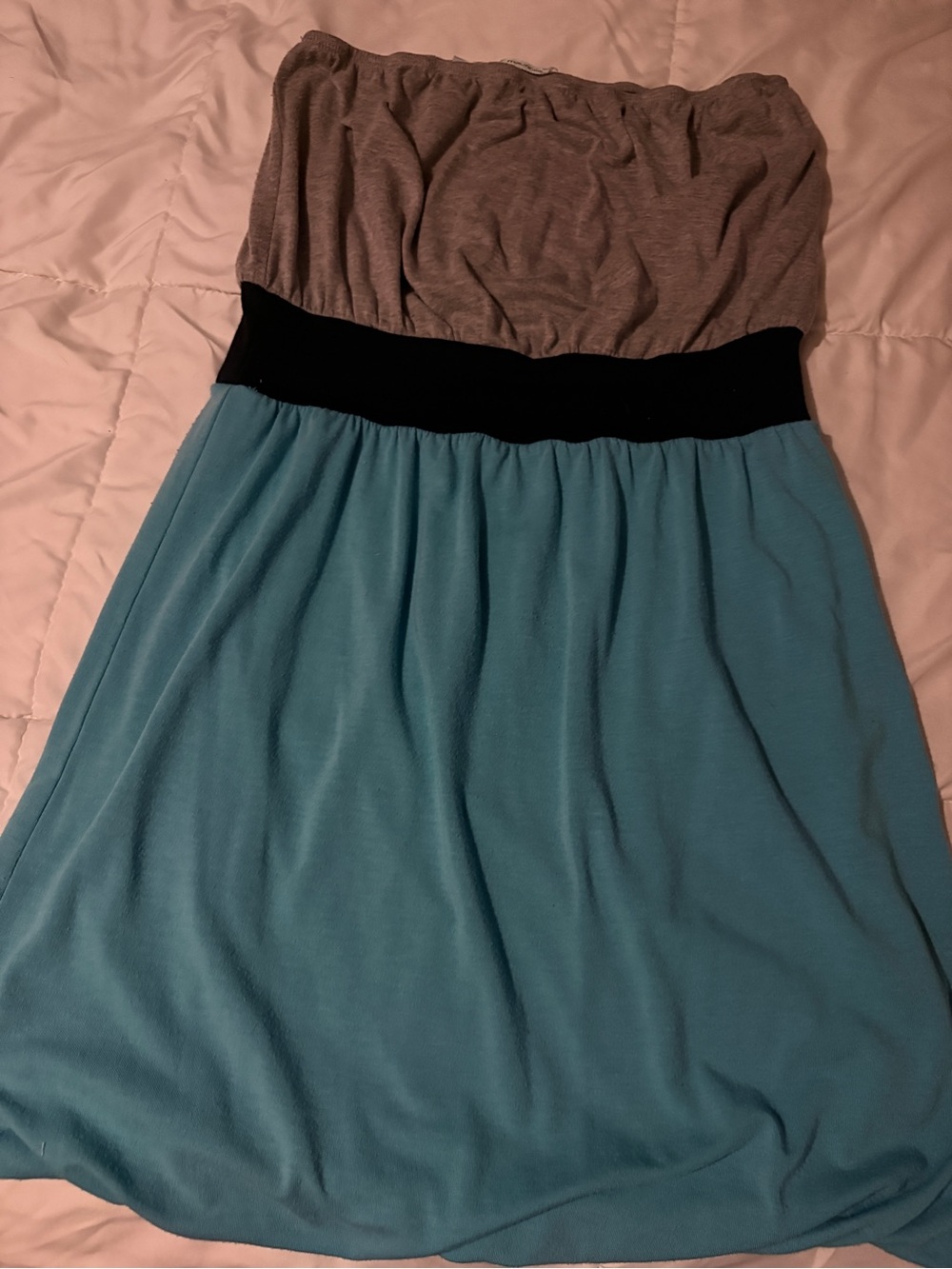 Maurice’s Strapless Tube Top Bubble Hem Dress